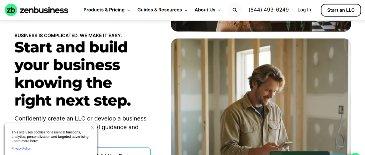 5. ZenBusiness, Top 10 Online EIN Service Companies in 2026
