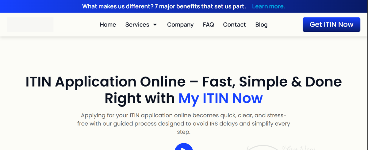 7. ITIN Online Application, Top 10 Best Online ITIN Service Companies in 2026