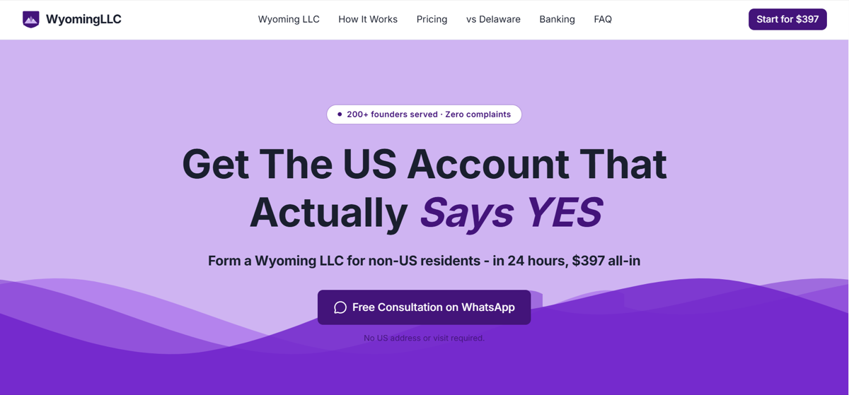 2. WyomingLLC.xyz, Top 10 LLC Formation Service Companies for Wyoming in 2026